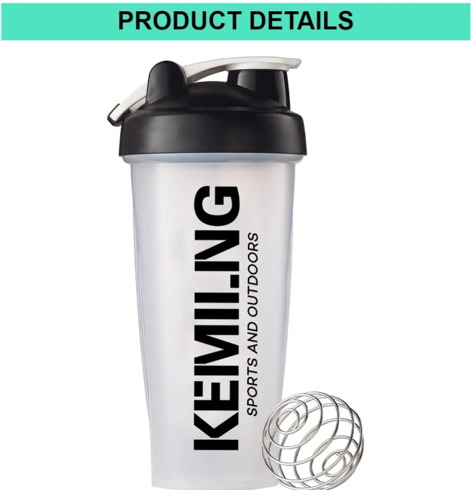 600ml Mixer Whey Protein Powder PP Shake Bottle Cup with Handle