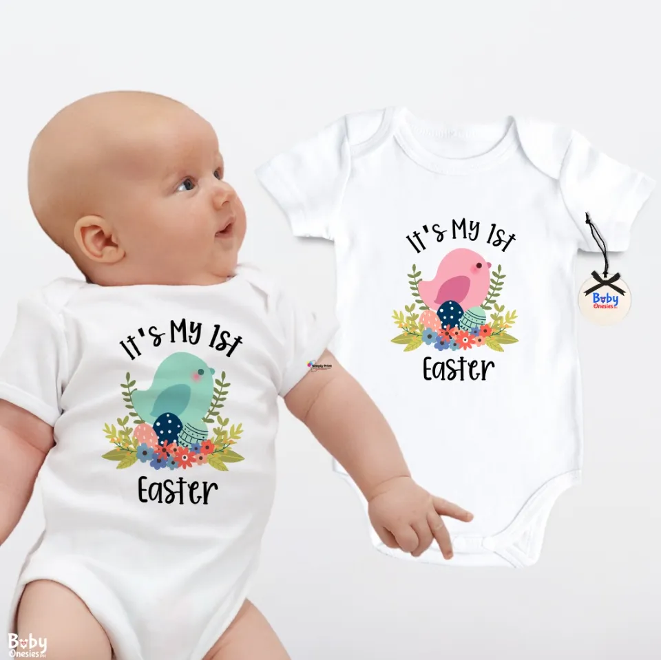 Easter onesie baby online boy