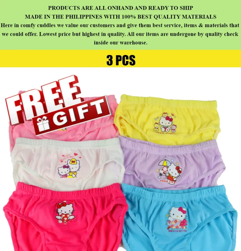 Girls' Cotton Brief Breathable Toddler Panties Kids Assorted Underwears