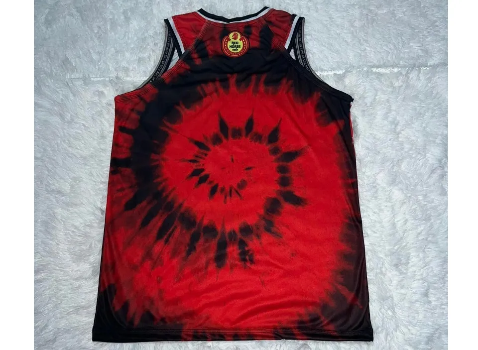 RH 06 TIE DYE RED JERSEY FREE CUSTOMIZE NAME AND NUMBER ONLY full