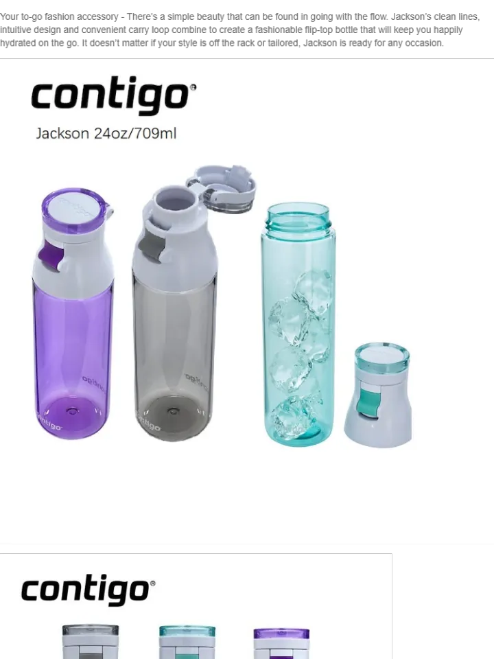 Best Buy: Contigo Jackson 24-Oz. Water Bottle Lilac JKF100A01