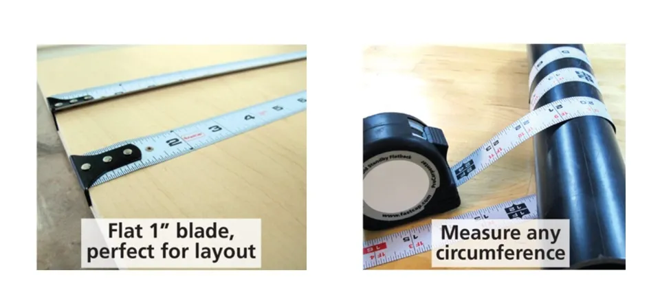 FastCap FlatBack Metric Tape Measure ~ 5M - Metric Reverse