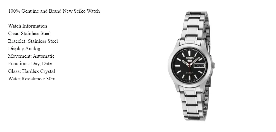 Seiko symd95k1 on sale