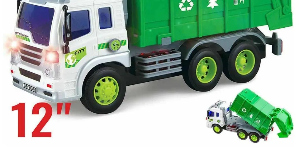 wolvol friction powered garbage truck