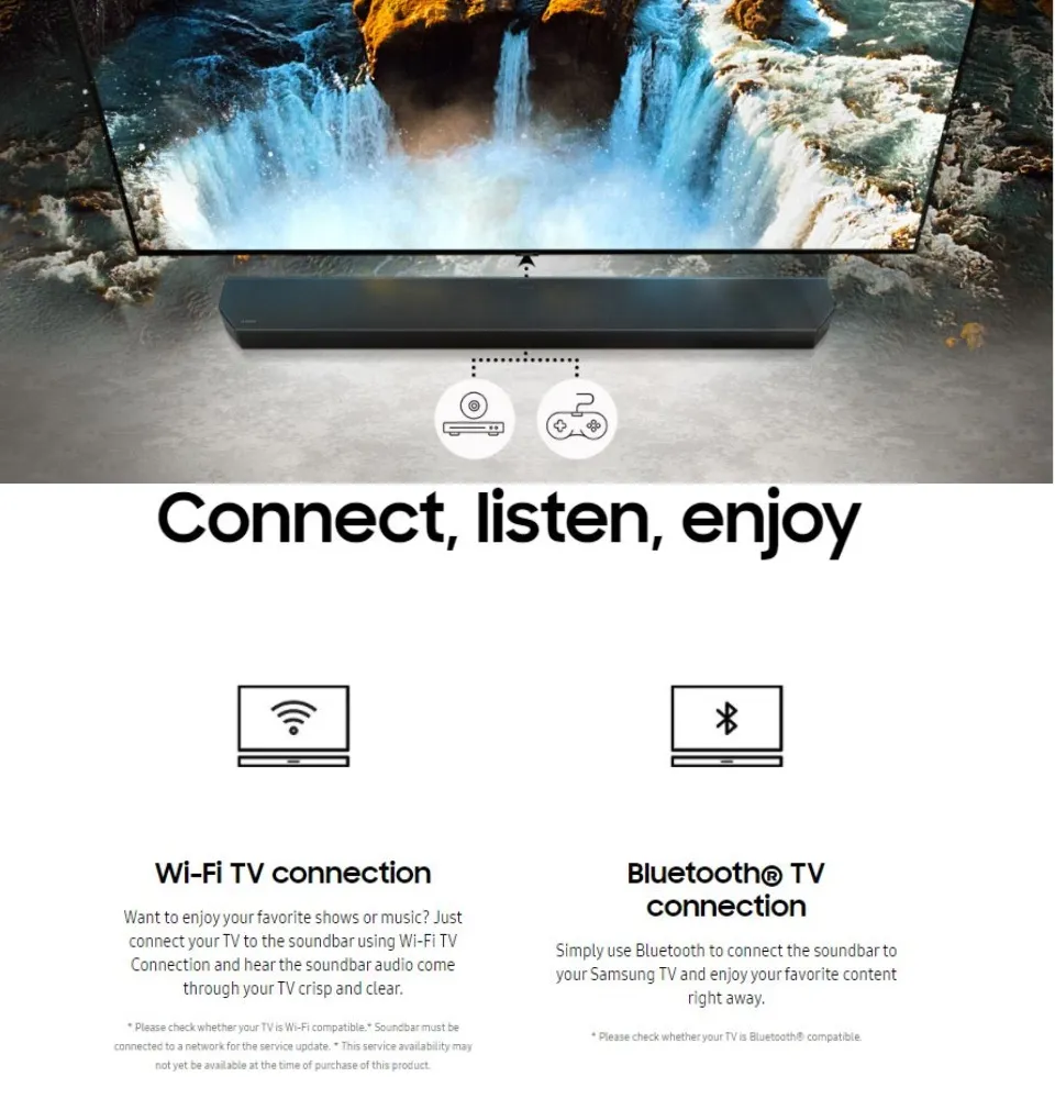 connect samsung q90r soundbar to wifi