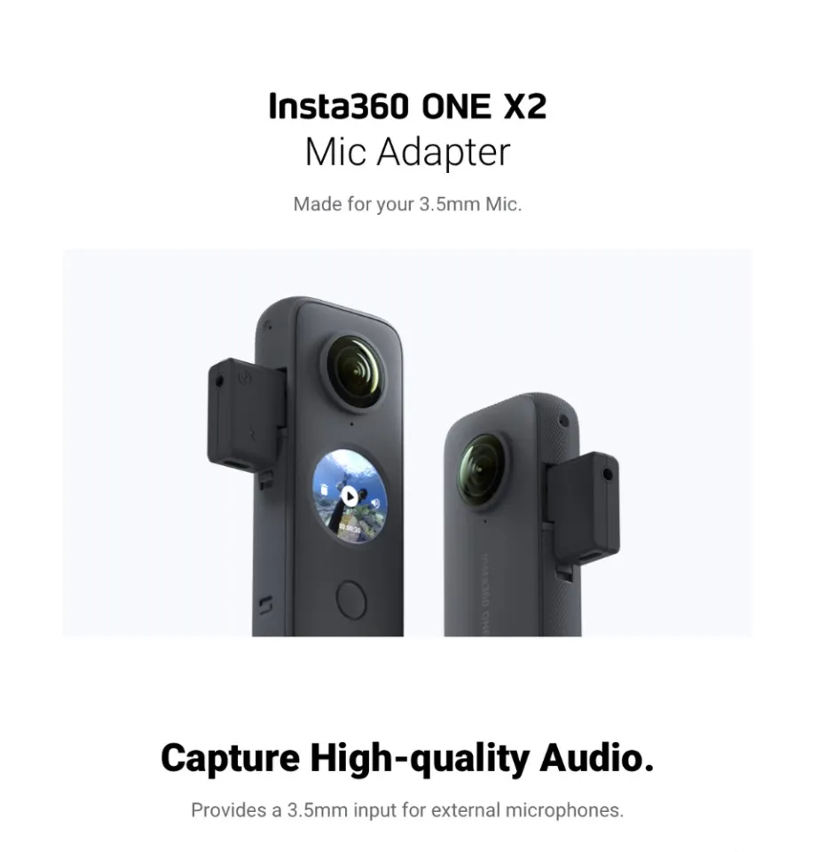 Insta360 One x2 dual 3.5mm USB-C