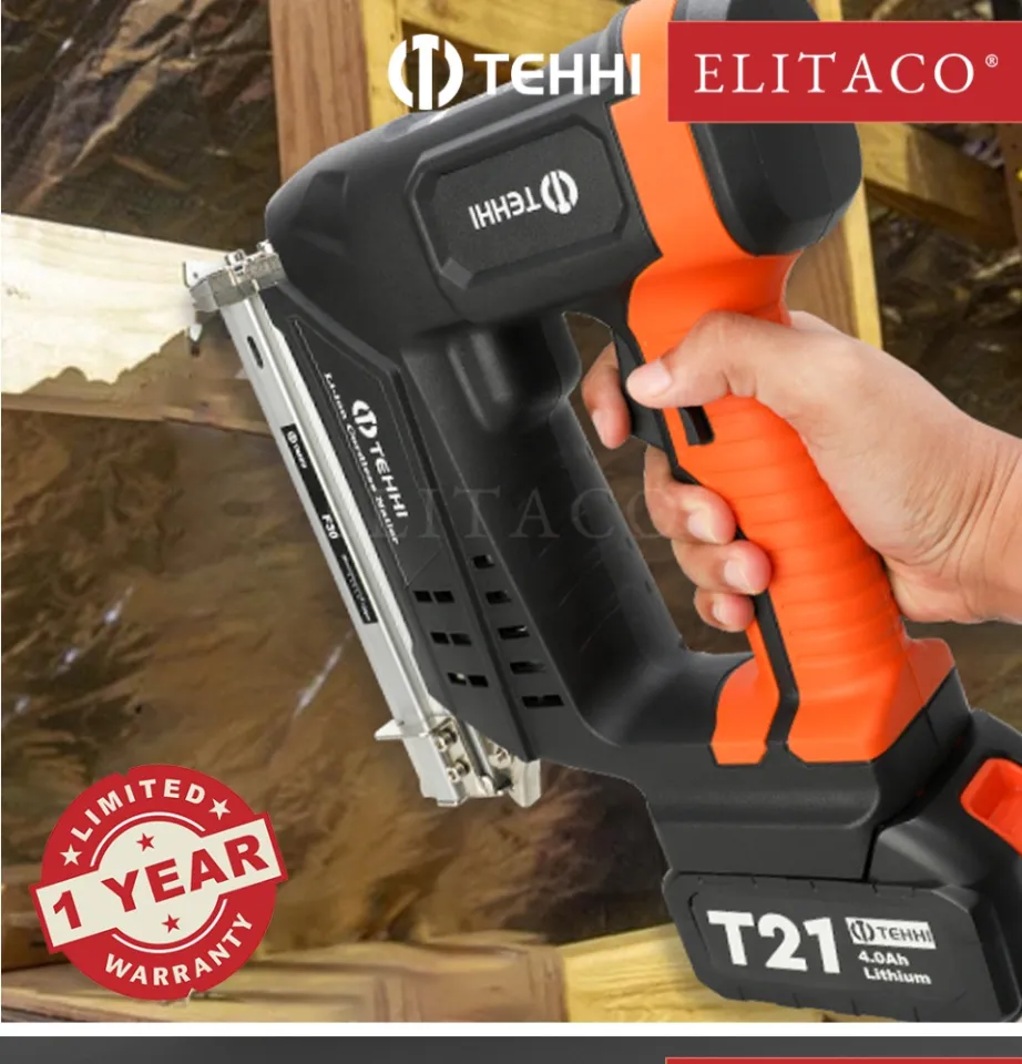 ELITACO】Tehhi Cordless Nailer Gun F30 1022J 422J Heavy Duty Home