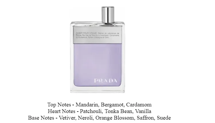 Prada Amber Pour Homme EDT for Men (100ml) Eau de Toilette Ember Silver  Blue [Brand New 100% Authentic Perfume/Fragrance] | Lazada PH