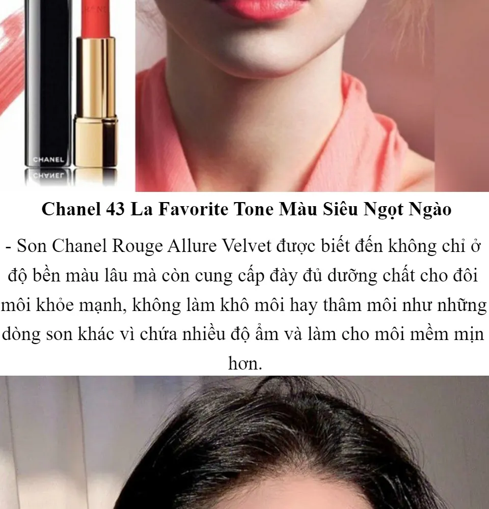 Mua Chanel Rouge Allure Velvet Luminous Matte Lip Colour 43 La Favorite  012 Ounce trên Amazon Mỹ chính hãng 2023  Giaonhan247