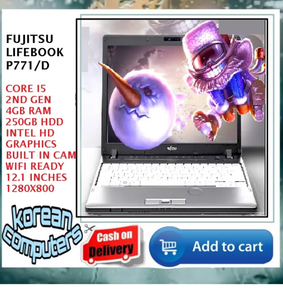 fujitsu lifebook p771 d