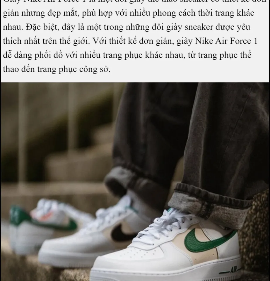 Nike Air Force 1 EMB White/Malachite DM0109-100