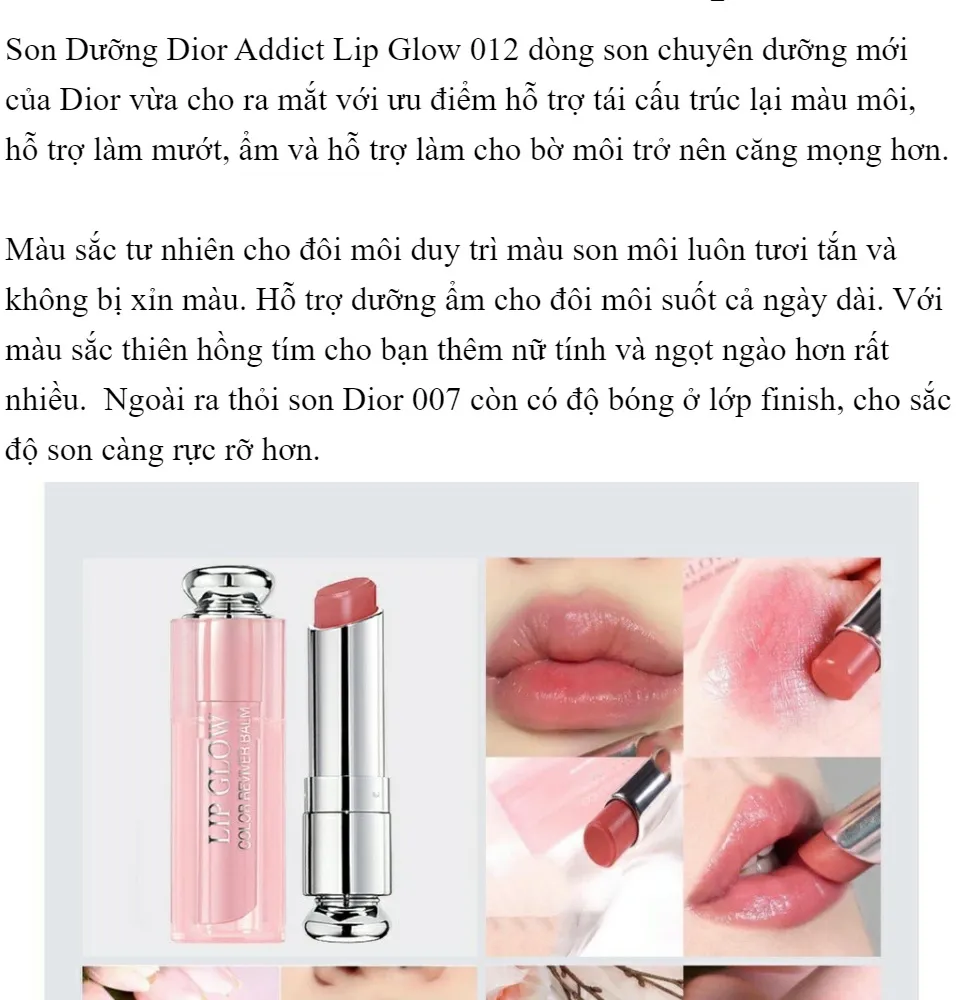 Son Dưỡng Dior Addict Lip Maximizer Hyaluronic Lip Plumper  Punnata Beauty