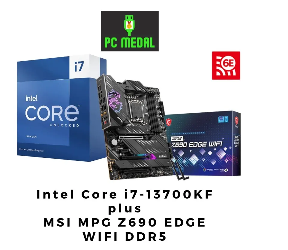 Intel Core i7-13700KF Gaming Desktop Processor 16 cores (8 P-cores