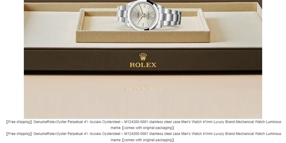 Rolex Oyster Perpetual in Oystersteel, m124300-0001