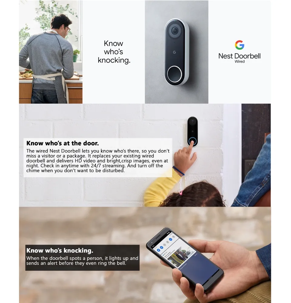 nest wired doorbell camera
