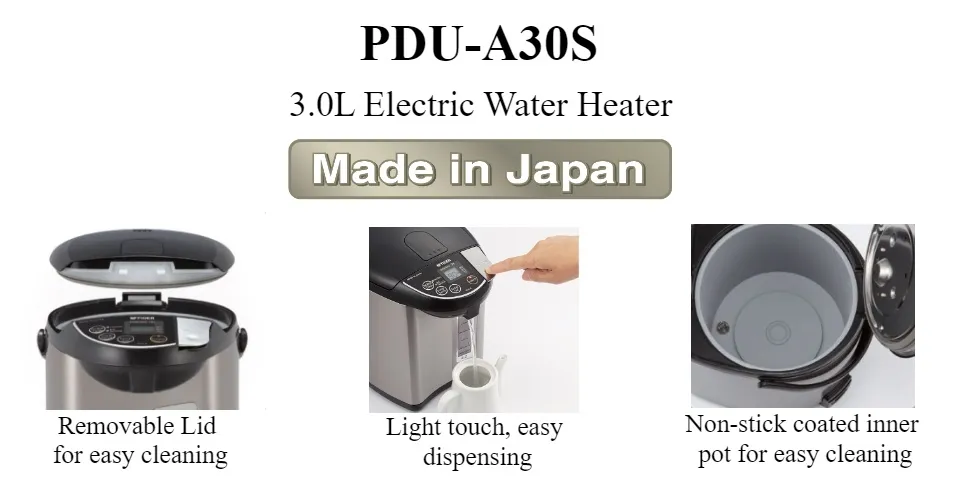 TIGER Hot Water Dispenser PDU-A30S/A40S (Made in Japan)