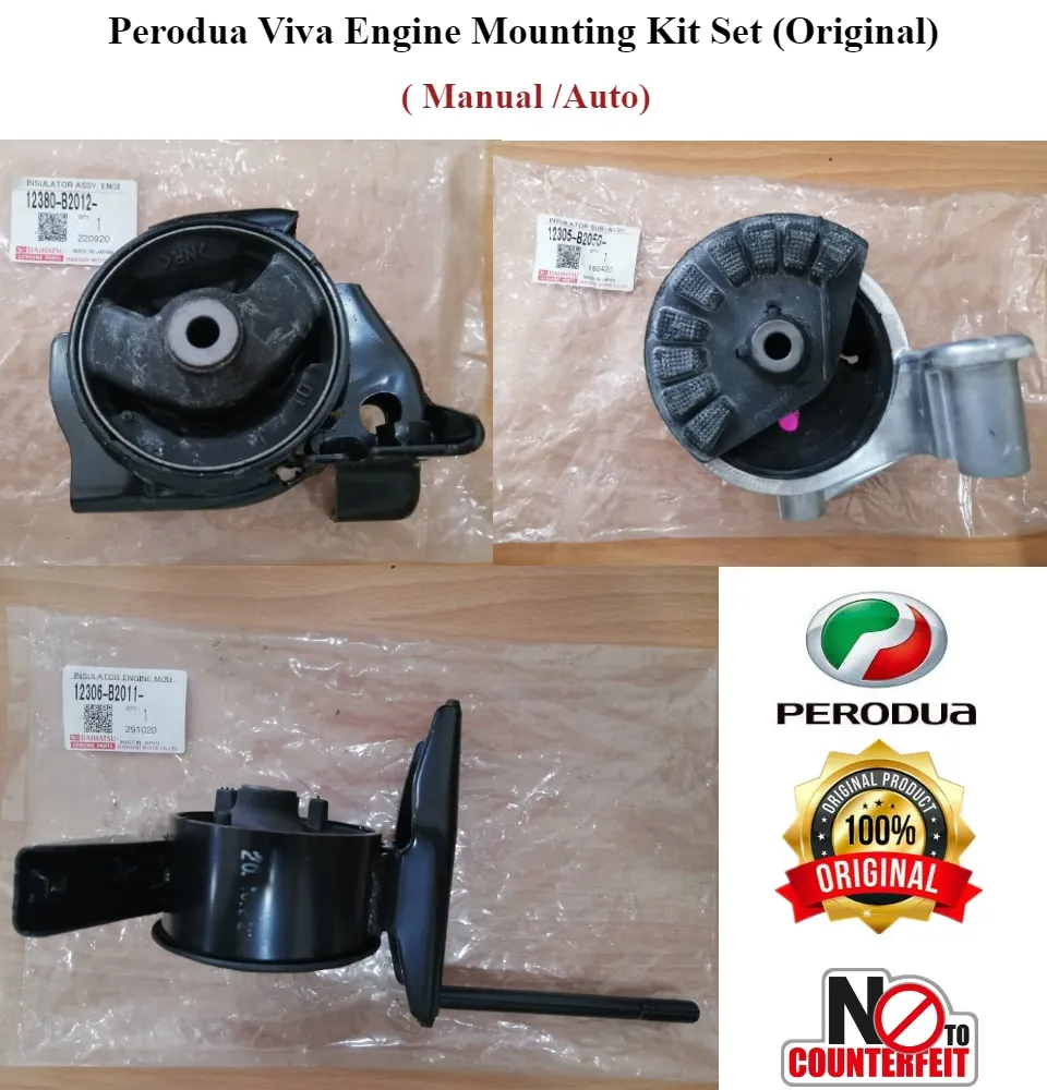 Original Perodua Viva Engine Mounting Kit Set Auto Manual Lazada