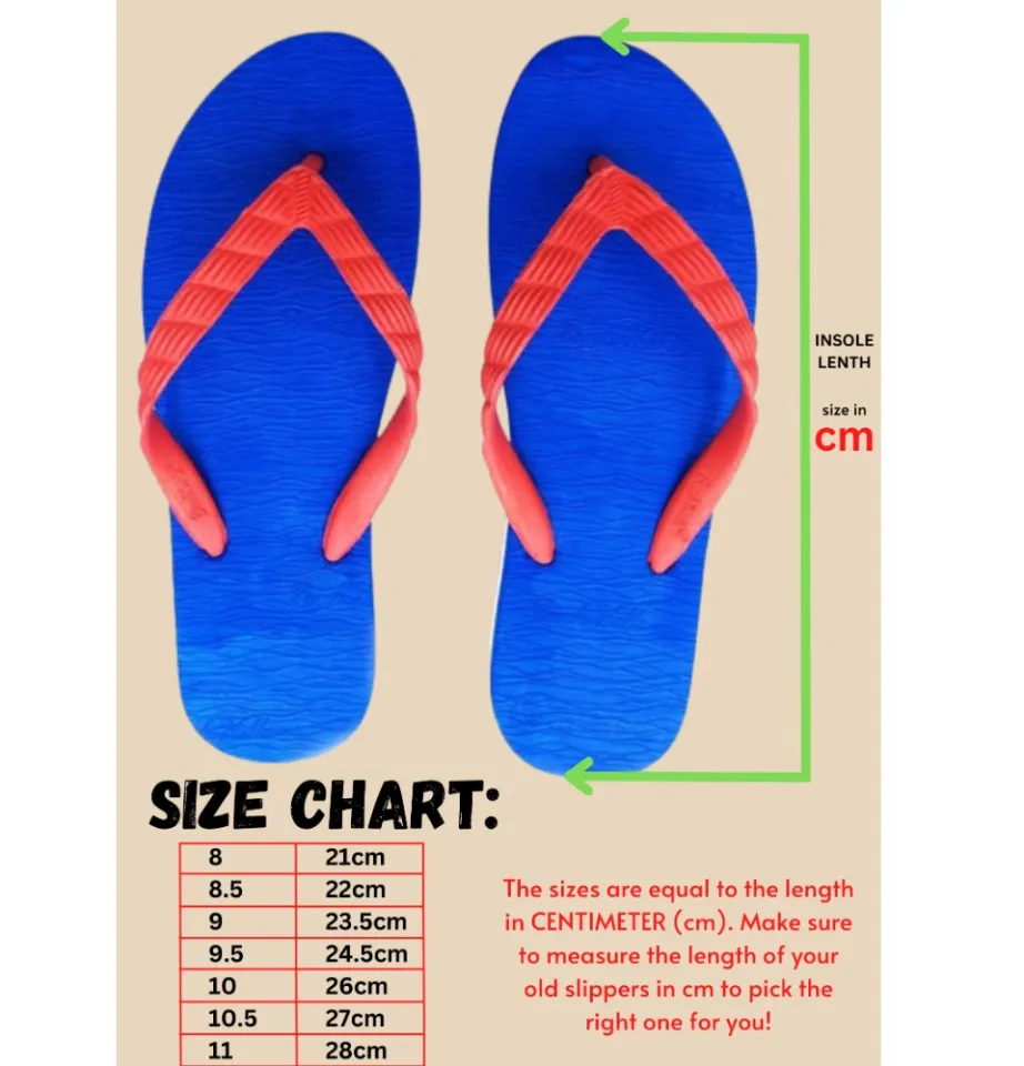 Details 158+ mens slipper size chart super hot kenmei.edu.vn