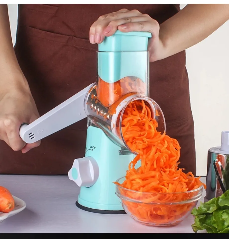 Multifunctional Roller Vegetable Cutter Hand Crank Home Kitchen Shredder  Potato