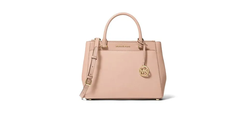 Túi xách có dây đeo Michael Kors màu nude thanh lịch 