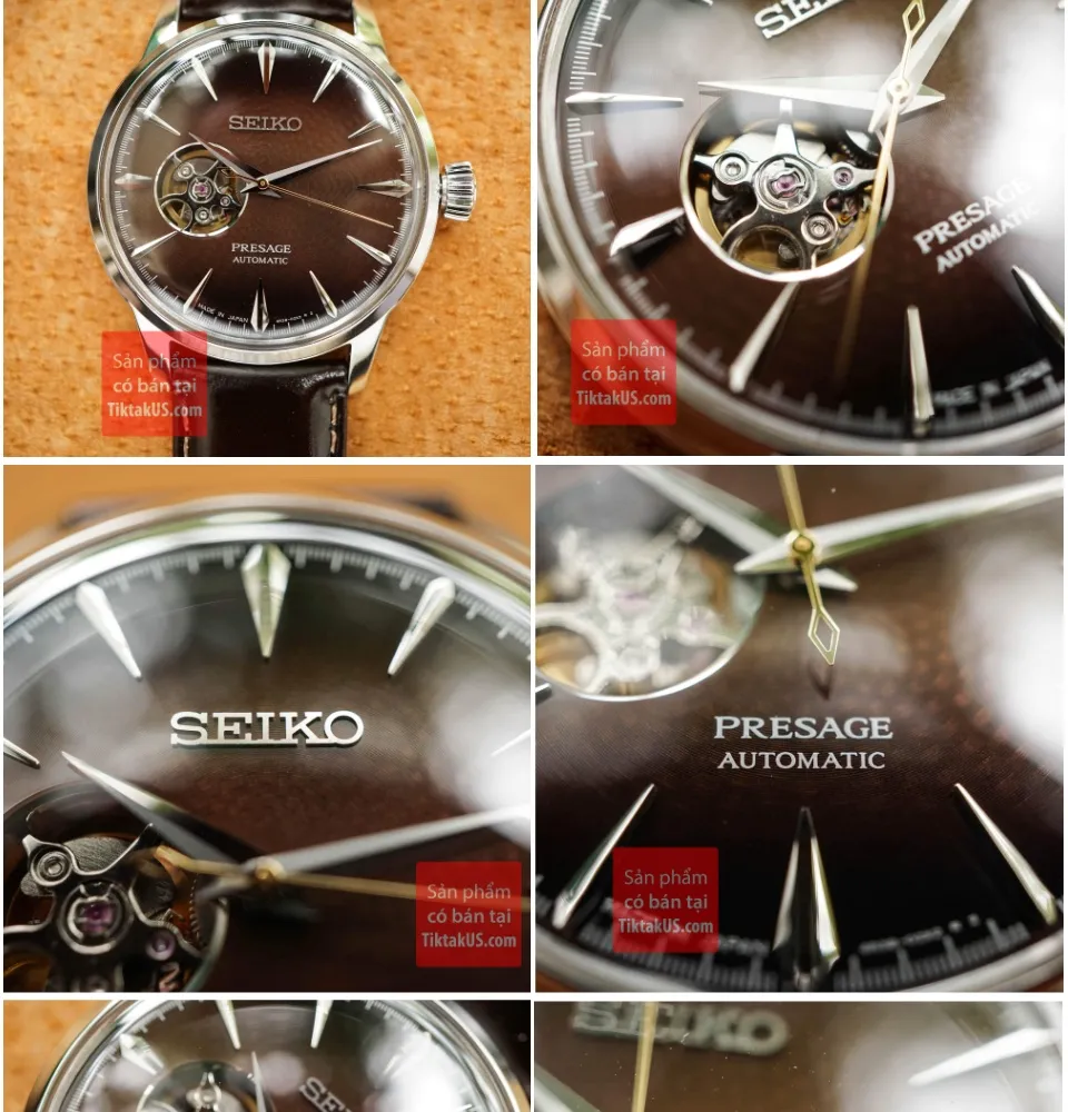 HCM]Đồng hồ nam cao cấp Seiko Presage Cocktail SSA407J1 Made in Japan  Automatic trữ cót