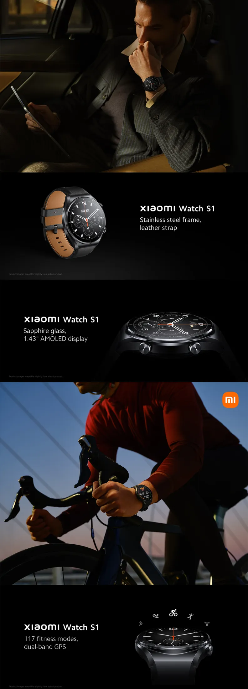 Correa Xiaomi watch s1 active braided nylon strap Navy Blue_Xiaomi
