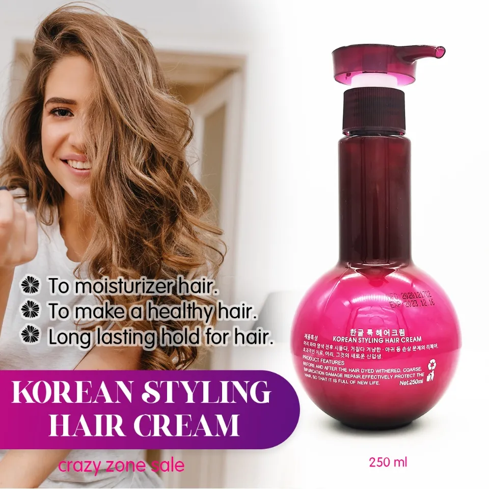 KOREAN STYLING HAIR CREAM 250ml | Lazada
