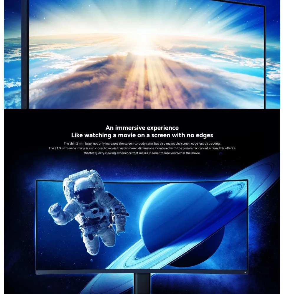 Xiaomi Mi Curved Gaming Monitor 34-inch - Best Price | Fast Delivery