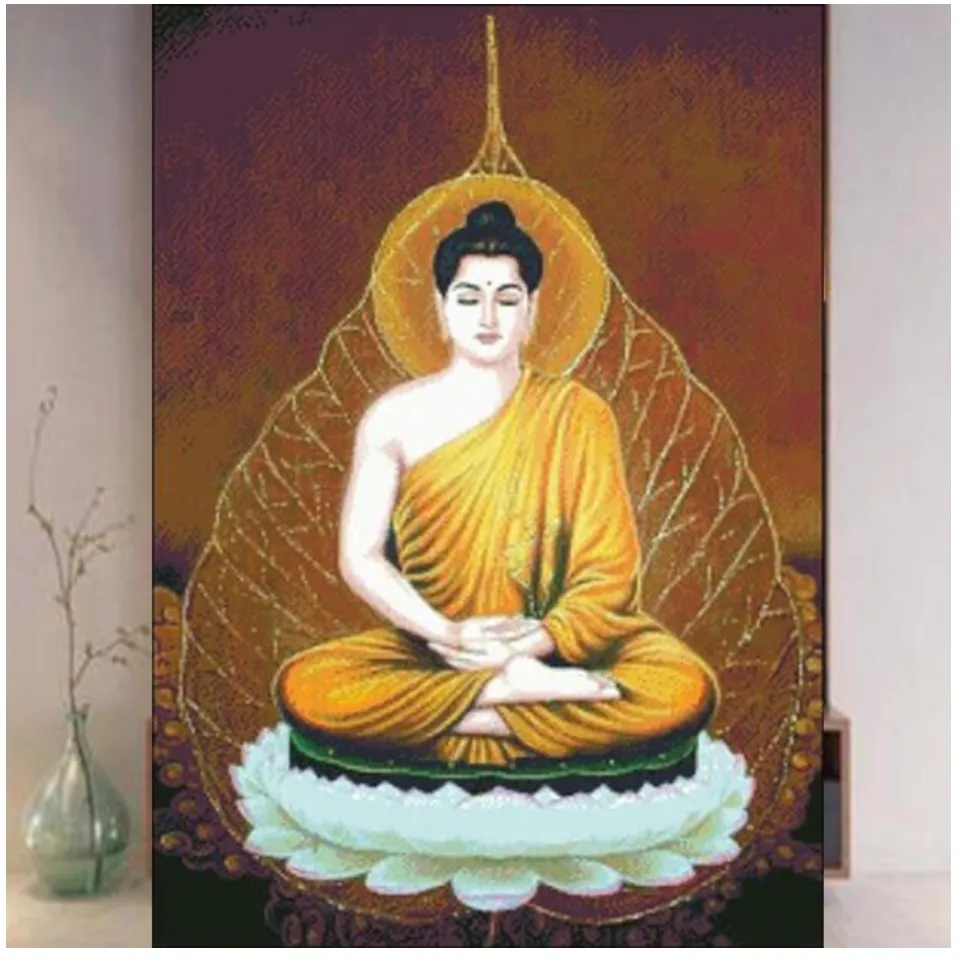 HCM]Tranh thêu chữ thập Phật Thích Ca Mâu Ni LV3398 - kích thước ...