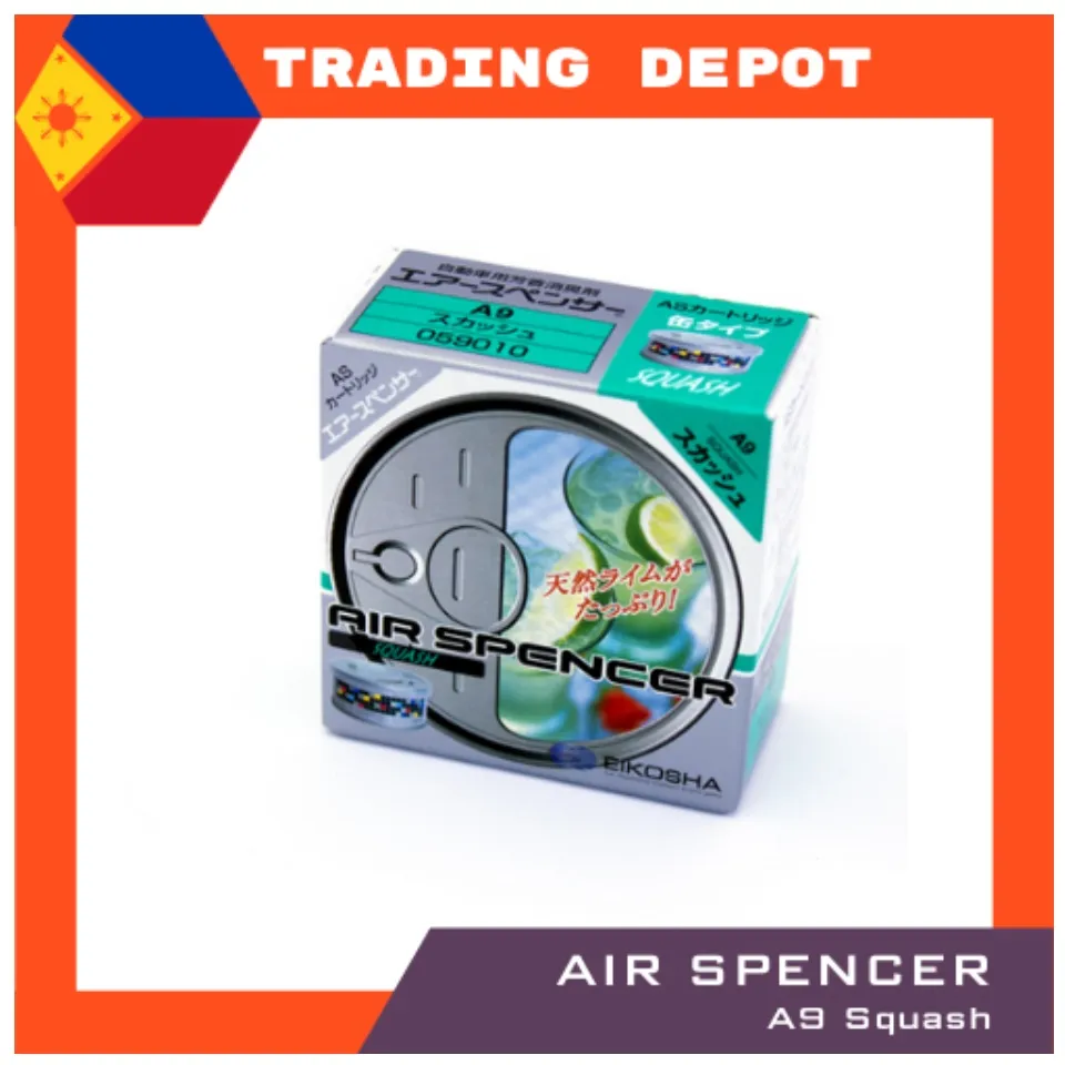 Air Spencer A9 Squash Car Freshener and Air Freshener Alternative to  California Scent, Hanging Diffuser, Mr. Cool, Air Humidifier, Air Purifier,  Best Car Freshener, and Air Spencer Eikosha Lazada PH