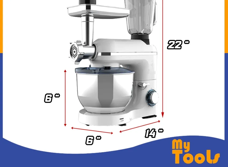 Mychef (Italy) MCM-7S 7L Multi-function Stand Mixer Meat Mincer