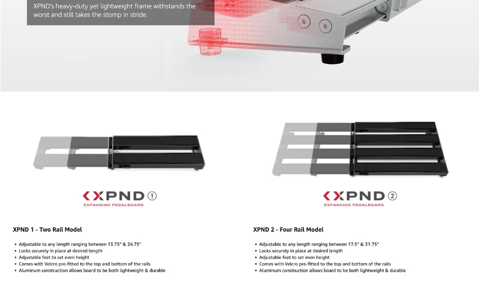 Board　D'Addario　Rows　Pedal　PW-XPNDPB-02　XPND　Lazada