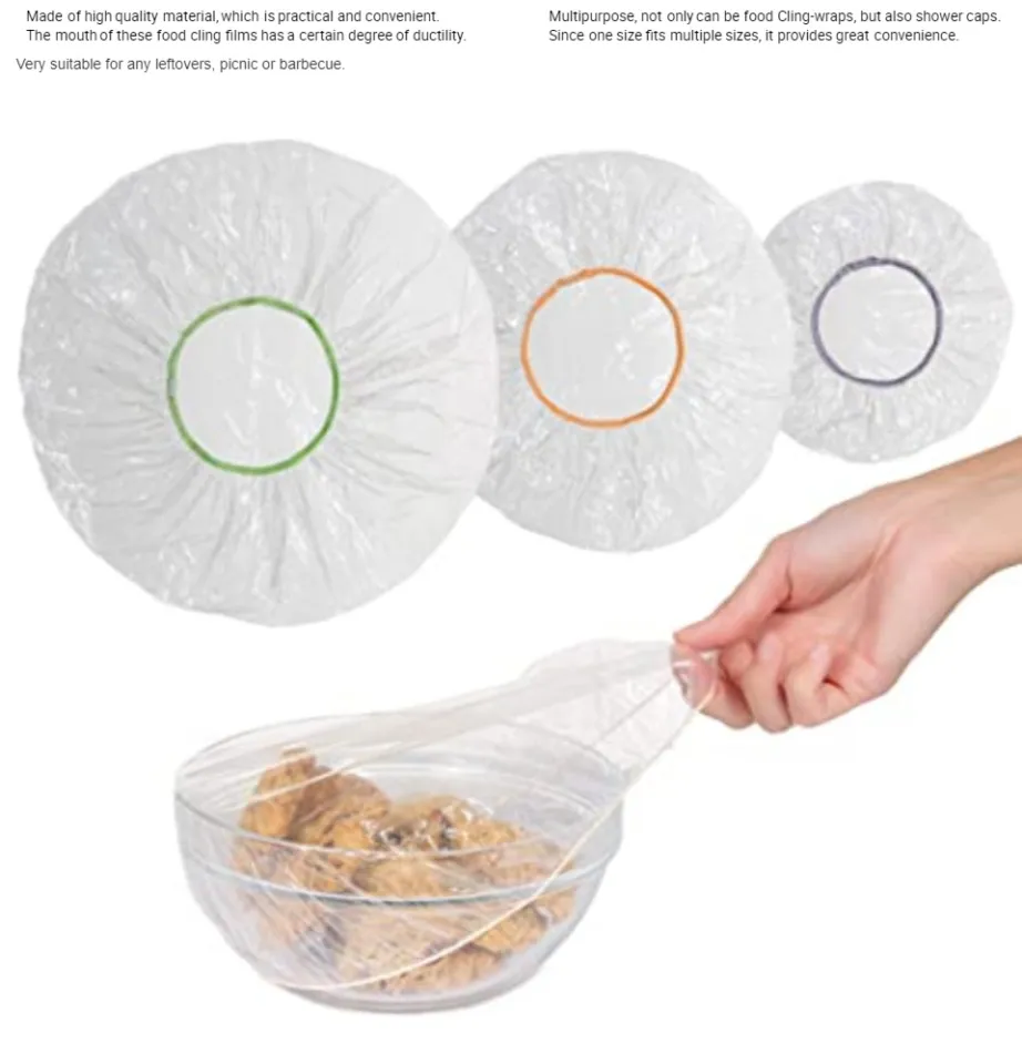 Fresh Keeping Bags Film Elastic Stretch Disposable Bowl Cover Food