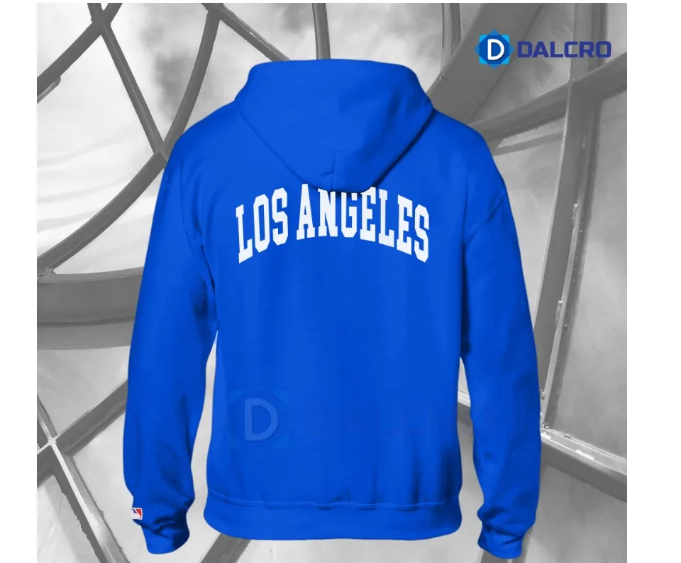 GILDAN Brand LA Dodgers Baseball Hoodie Sweater Los Angeles Dodgers Jacket