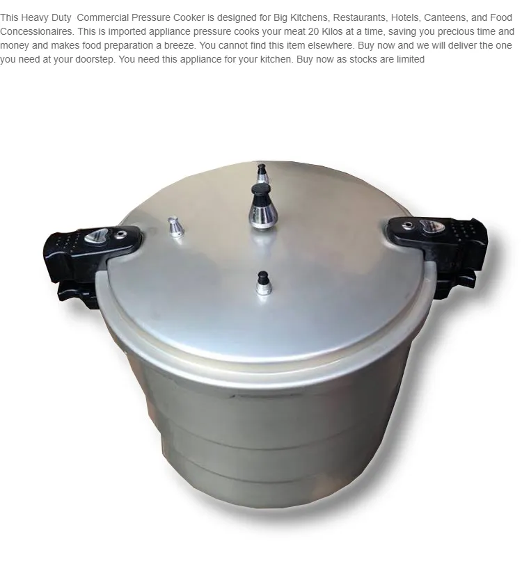 Capacity: 2 Litre Commercial Pressure Cookers, For Hotel