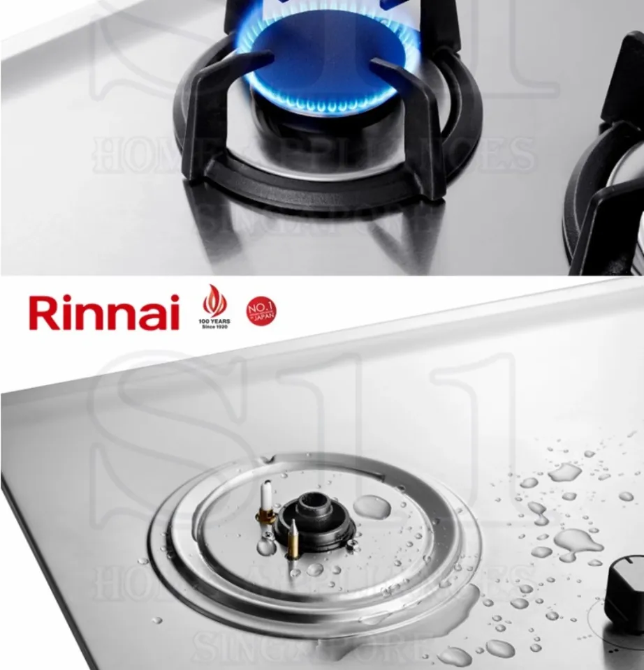 Rinnai RB93US 3 Burner Built in STAINLESS STEEL Gas Hob * 1 YEAR WARRANTY |  Lazada Singapore