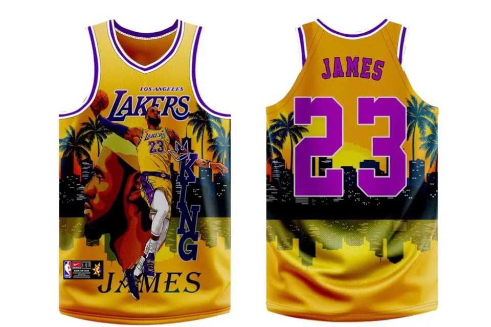 Angeles Lakers Lebron James Customize of Name White Jersey, Personalized  Men's Gifts For Fan - Zerelam