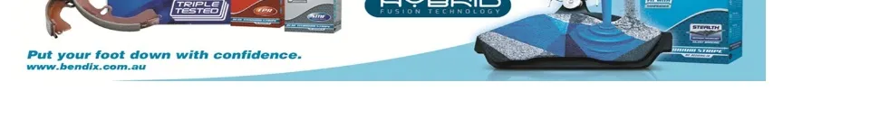 BENDIX GCT Brake Pads for Isuzu MU X  / Chevrolet