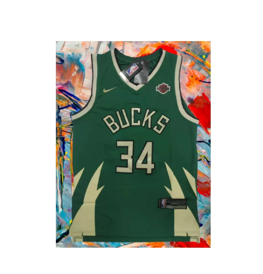 Milwaukee Bucks Green #34 Giannis Antetokounmpo Earned Edition