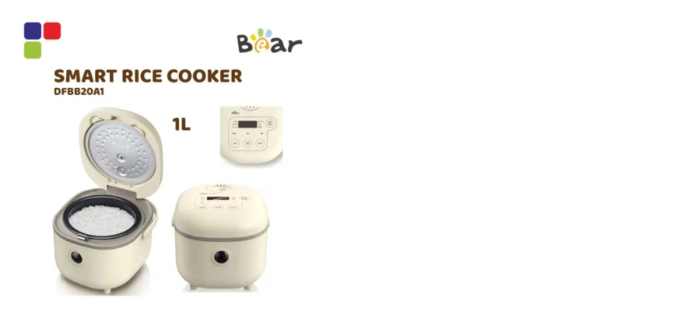 BEAR SMART RICE COOKER 1L DFBB20A1 – Kemudi Timur