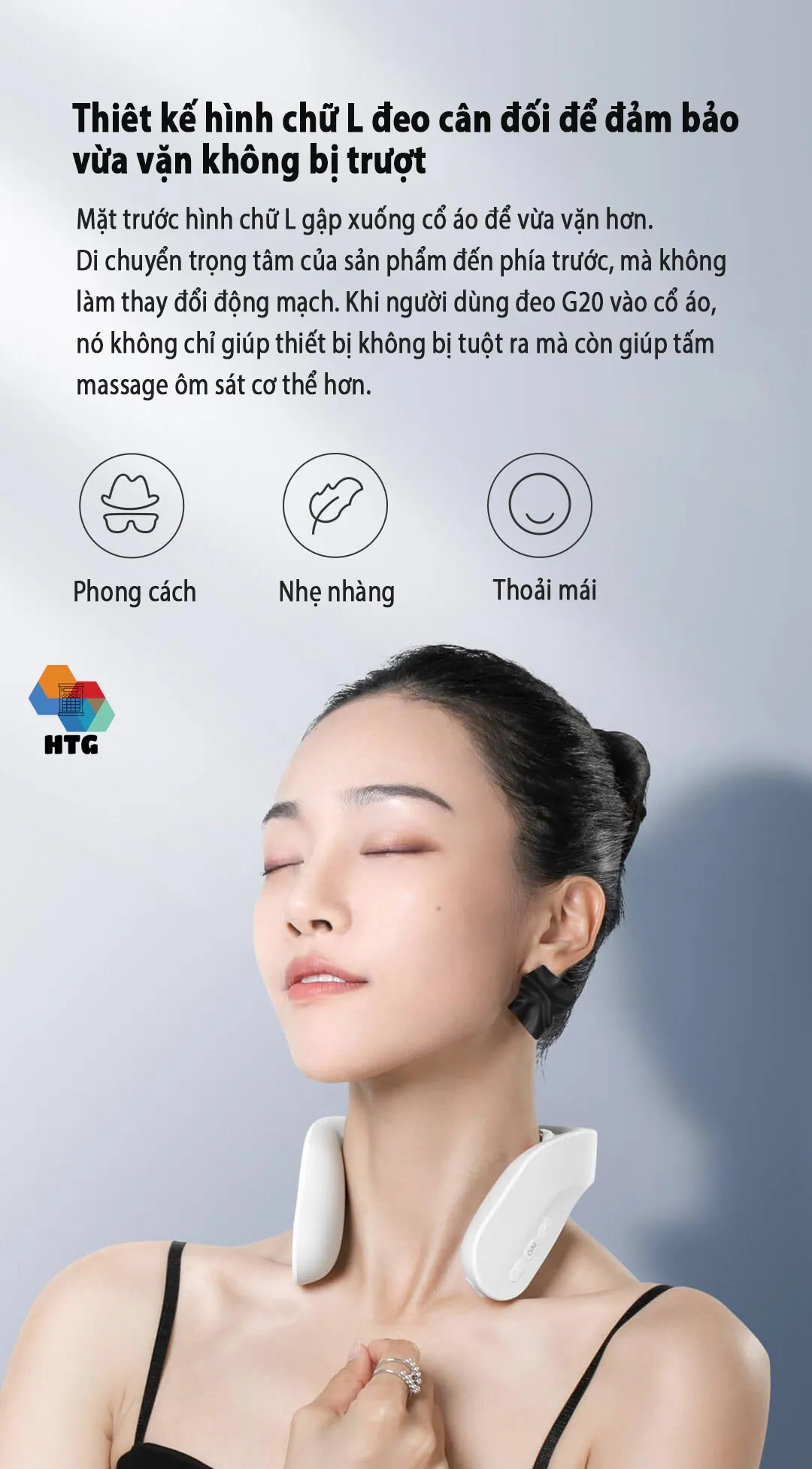 Xiaomi Jeeback G20 Neck Massager Electric Cervical Massager - Marts BD