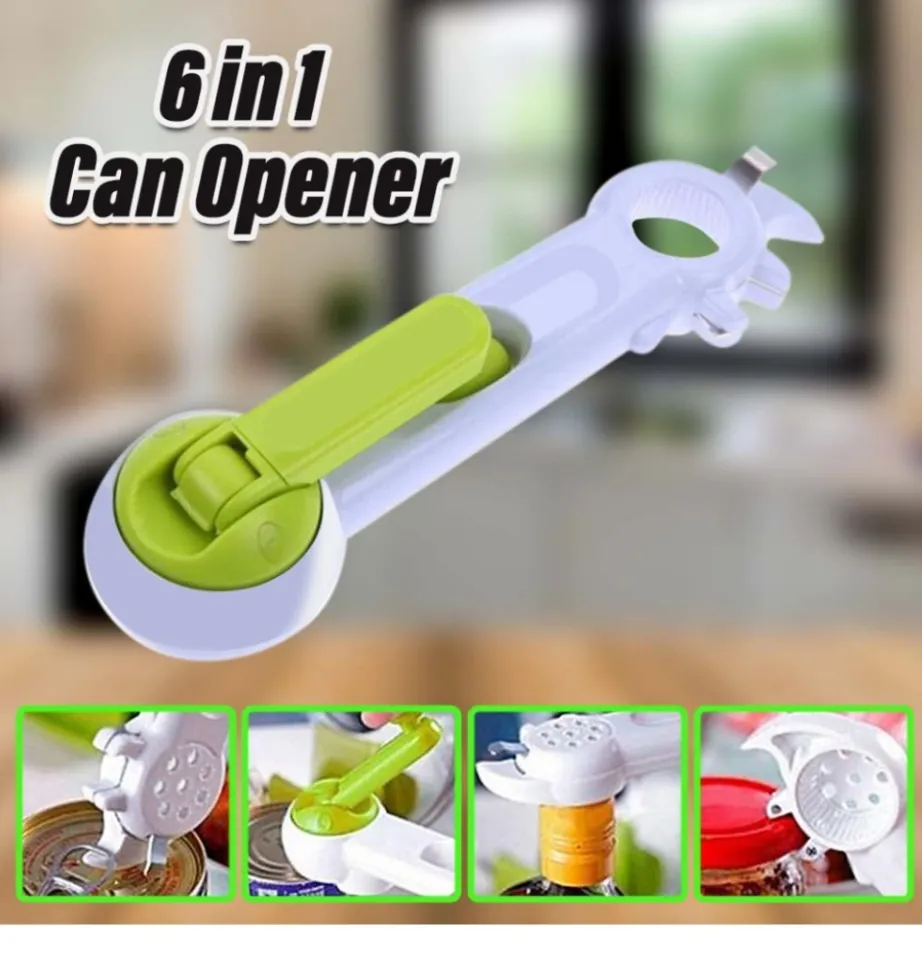 6 Ways Universal Can Opener Multi-purpose 