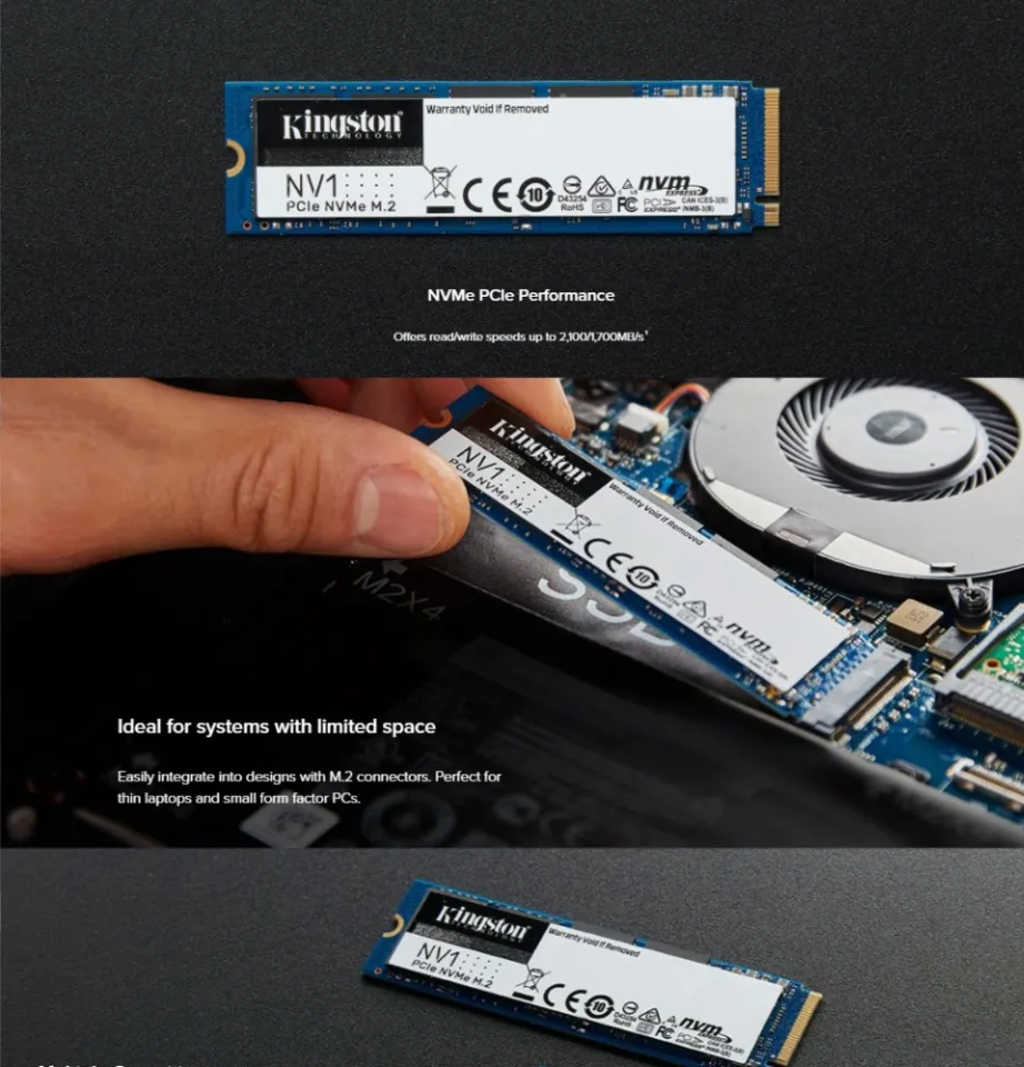 キングストン SNVS / 250G 250GB NV1 NVMe PCIe SSD Gen 3.0 x 4 3D