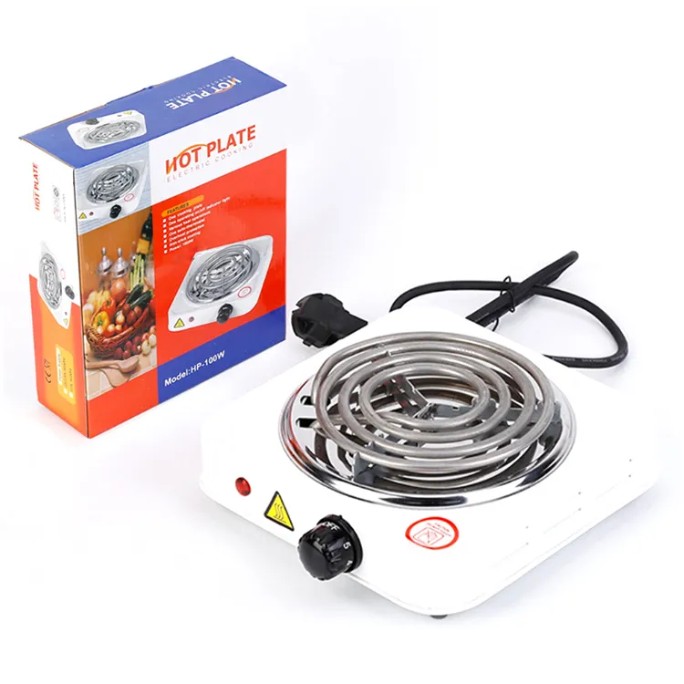 Portable Electric Iron Burner Single Stove Mini Hotplate Adjustable  Temperature Furnace Home Kitchen Cook Coffee Heater