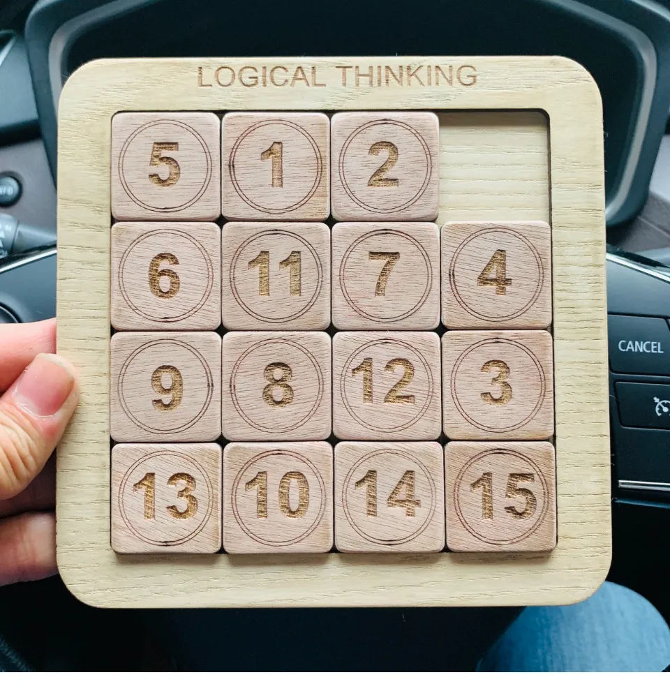 Trò Chơi Logical Thinking,Thử Thách Sắp Xếp 15 Số Theo Thứ Tự Rèn Luyện Trí  Tuệ Và Tư Duy Logic,Đồ Chơi Gỗ,Đồ Chơi Trẻ Em Board Game Trí Tuệ | Lazada.Vn