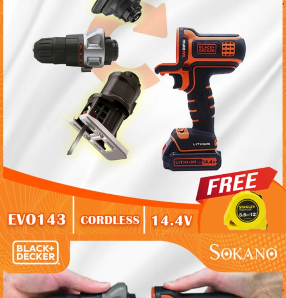 EVO143 BLACK & DECKER 14.4V EVO MULTITOOL