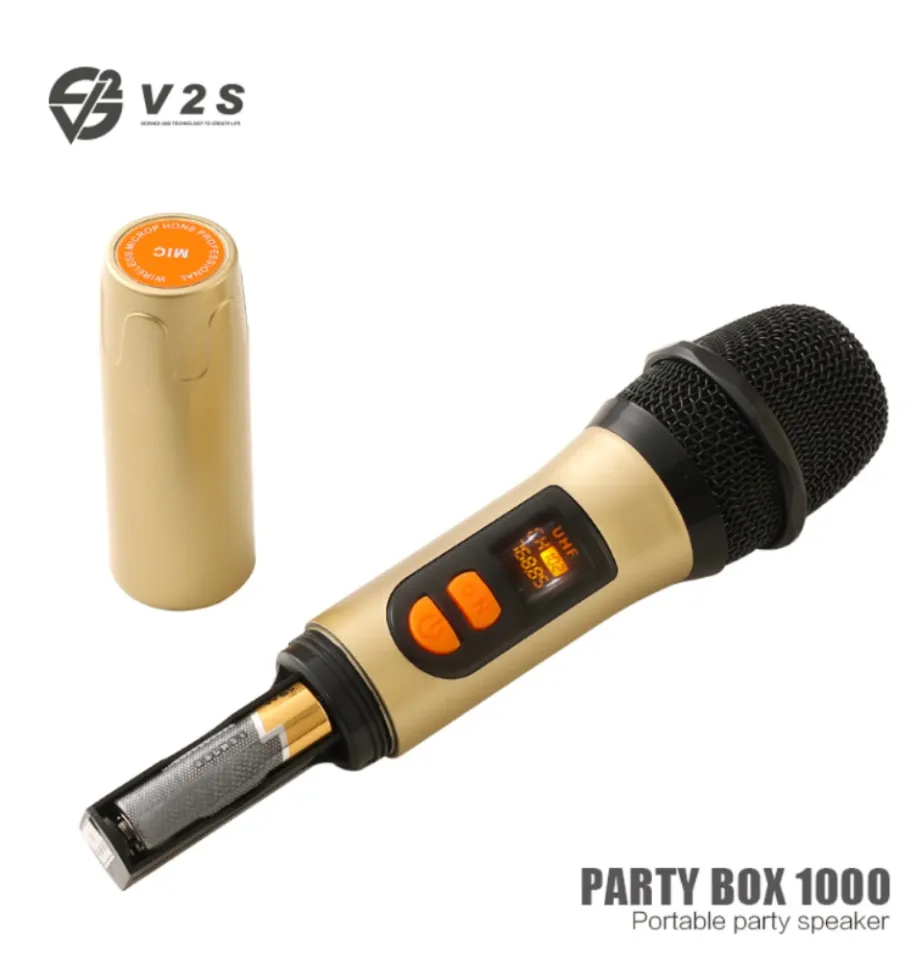 Karaoke Party Box Vermelho +2 Microfones +de 1000 Músicas Com