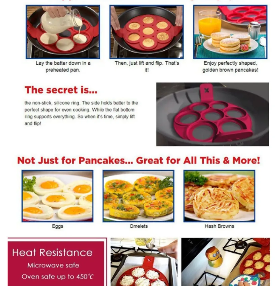 Non-Stick Silicone Egg & Pancake Mold