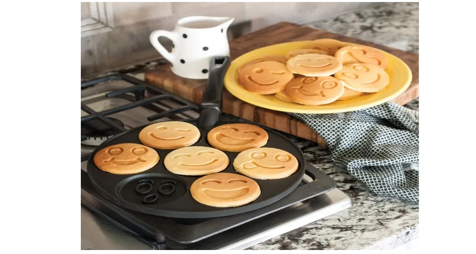 Nordic Ware Pancake Pan, Smiley Face