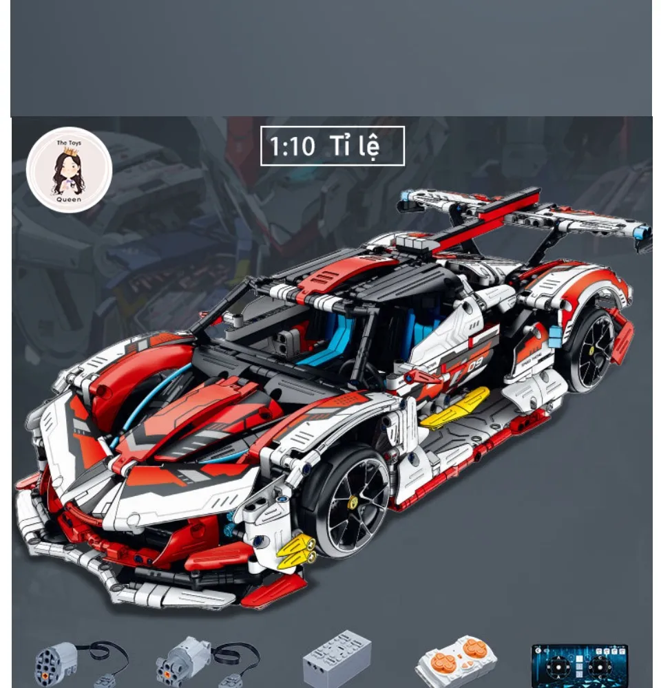 Đồ Chơi Lắp Ráp Kiểu LEGO Technic Mô Hình Siêu Xe Điều Khiển Từ Xa ...